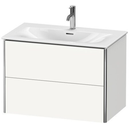 Duravit Xsquare Wall-Mounted Vanity Unit White Satin Matt XS432403636